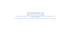 Desktop Screenshot of naszestrony.eu